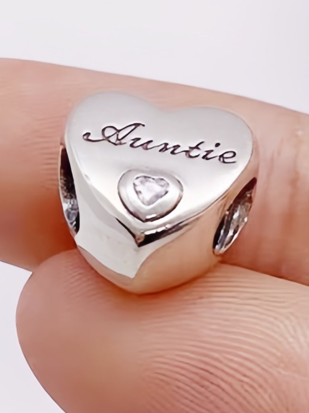 Pandora Auntie Heart Charm
